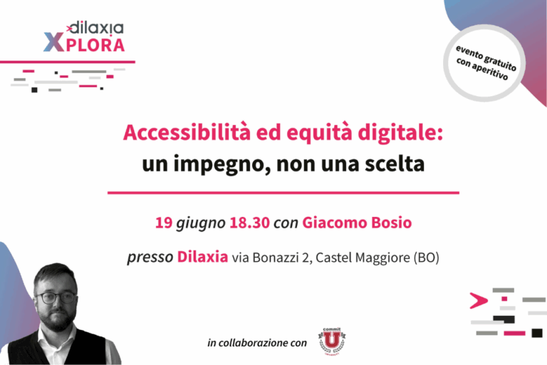 19 giugno ore 18.30 – Accessibilità ed equità digitale: un impegno, non una scelta